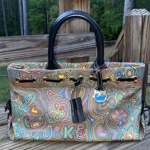 Dooney & Bourke Vintage Scribble Handbag Purse